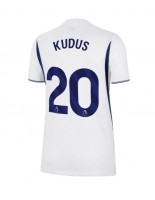 Tottenham Hotspur Mohammed Kudus #20 Domácí Dres pro Dámské 2026-27 Krátký Rukáv